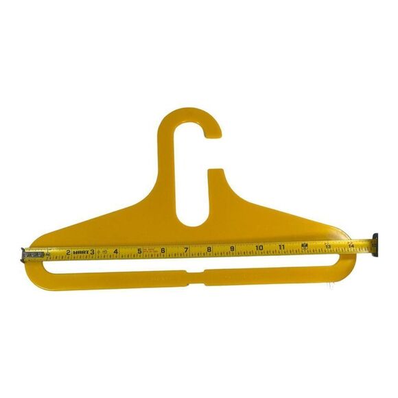 B&G NYC Retro MCM Mod Plastic Hangers Set Of 3 Green Yellow Space Age Decor LOT - Picture 16 of 16